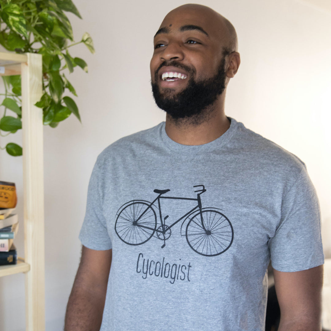 Mens Cycologist Funny Psychology Biking Cyclist Novelty Sarcasm Graphic T Shirt Image 4