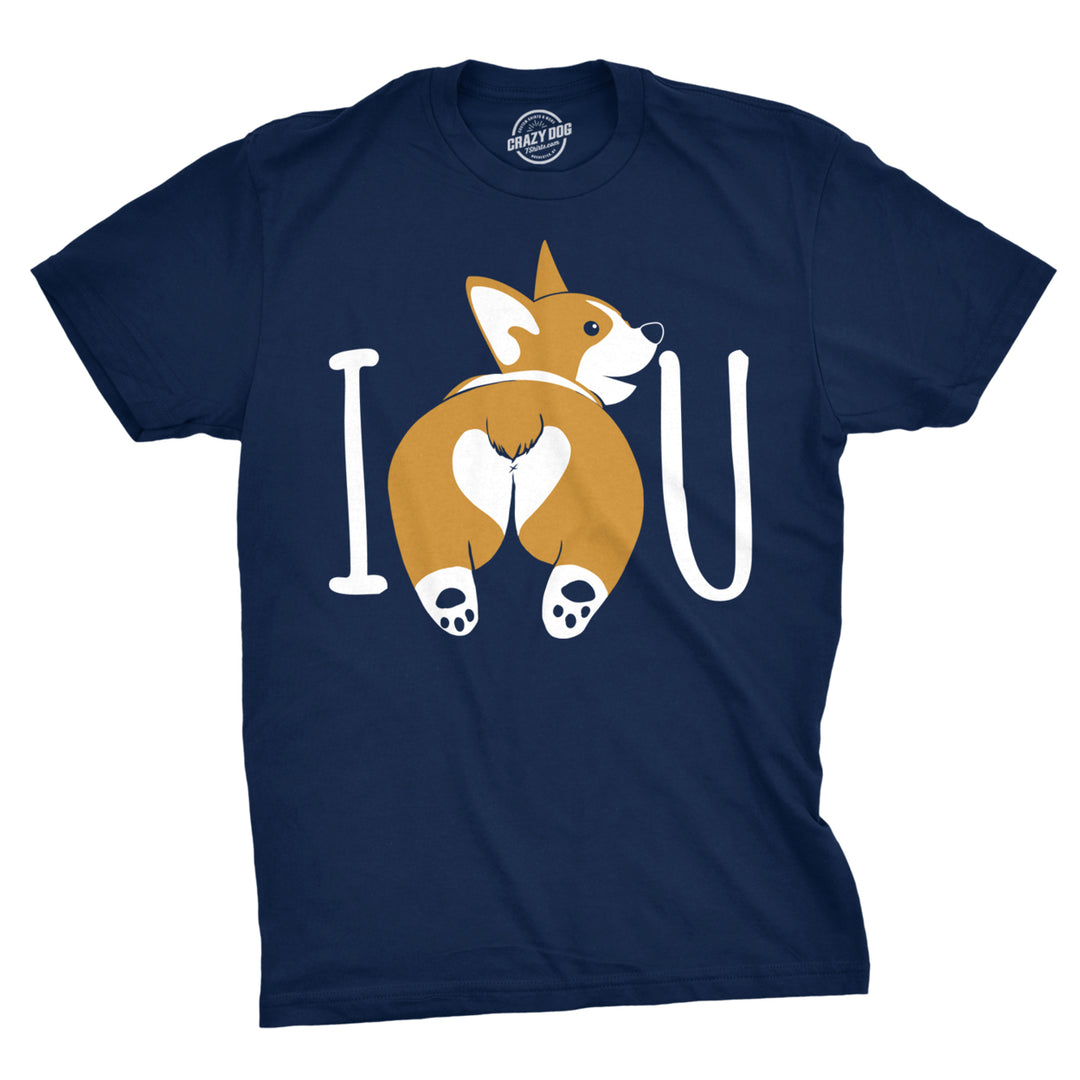 Mens I Corgi Butt You Tshirt Funny Dog Lover Tee For Guys Image 1