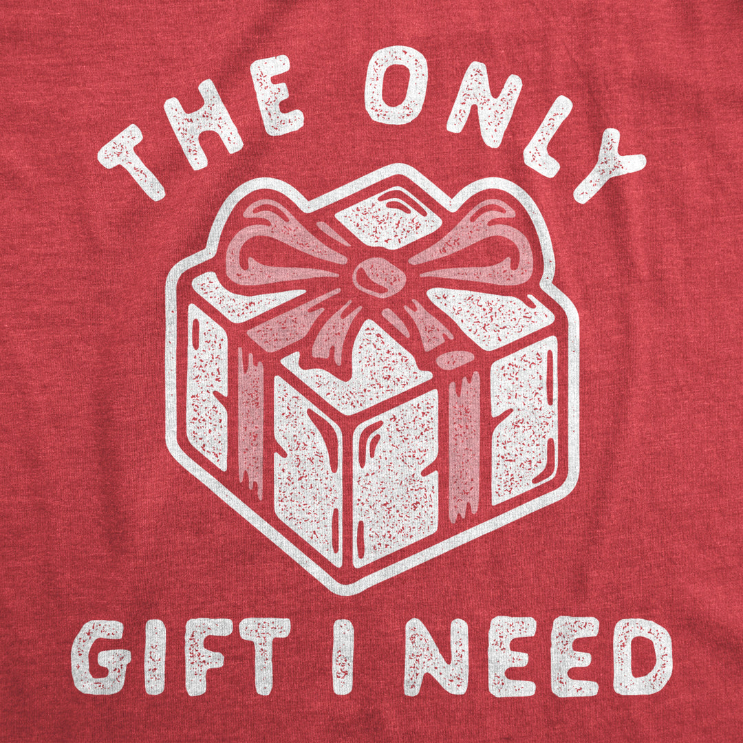 Maternity The Only Gift I Need Tshirt Cute Christmas Pregnancy Baby Bump Novelty Tee Image 2