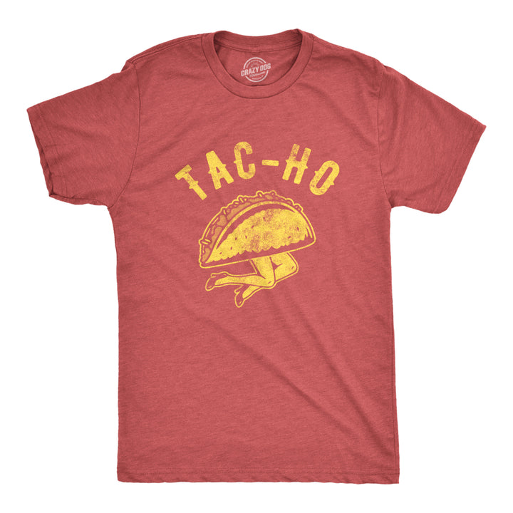 Mens Tac-Ho Tshirt Funny Taco Mexican Food Novelty Sarcastic Tee Image 1