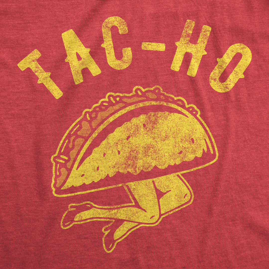 Mens Tac-Ho Tshirt Funny Taco Mexican Food Novelty Sarcastic Tee Image 2