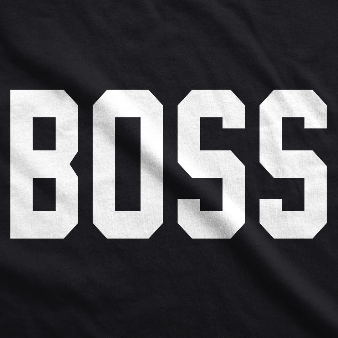 Mens Boss Shirt Funny T shirts for Dads Hilarious Matching Tees for Family T shirt Image 2
