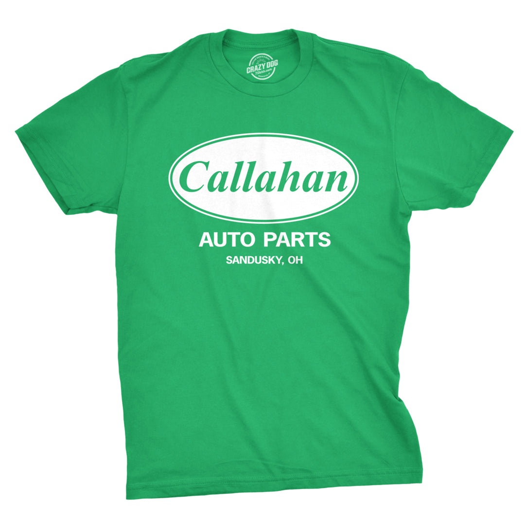 Mens Callahan Auto T shirt Funny Shirts Cool Humor Graphic Saying Sarcasm Tee Image 1