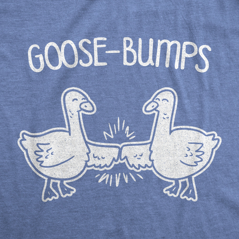 Mens Goose Bumps Tshirt Funny Knuckles Bird Fist Bump Graphic Novelty Tee Image 2