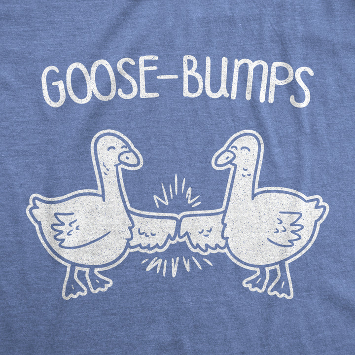 Mens Goose Bumps Tshirt Funny Knuckles Bird Fist Bump Graphic Novelty Tee Image 2