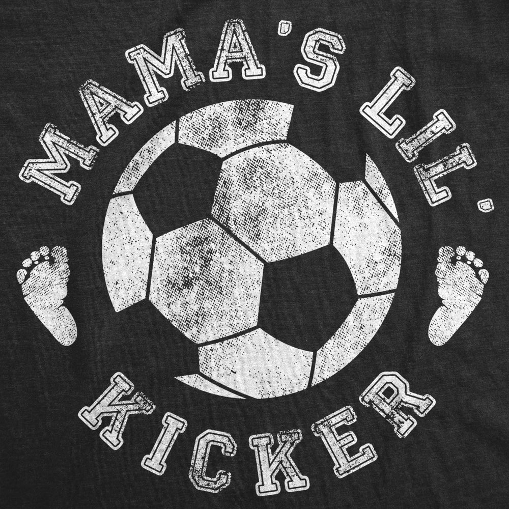 Maternity Mamas Little Kicker Tshirt Cute Soccer Pregnancy Tee Image 2