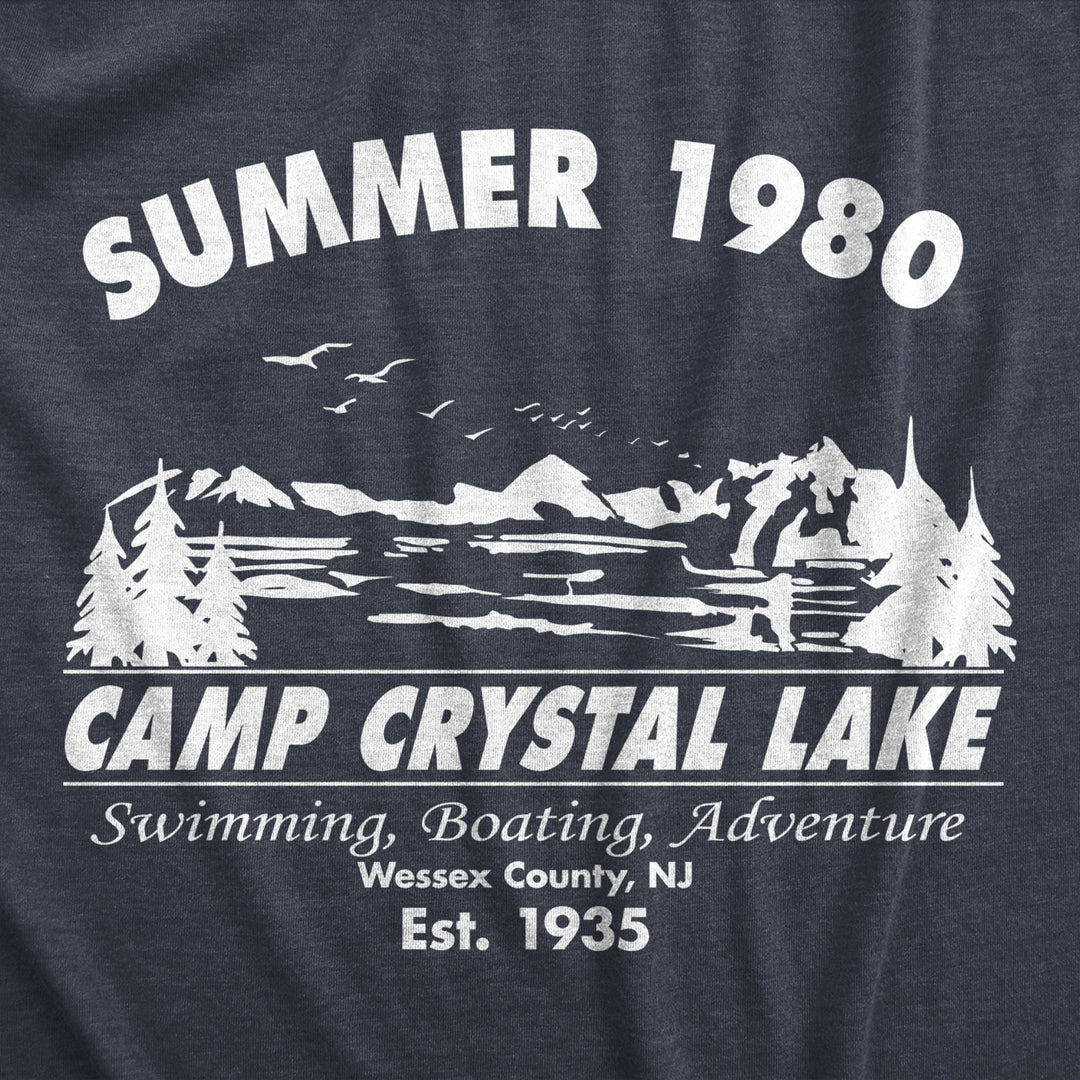 Mens Summer 1980 Men Funny T shirt Graphic Camping Vintage Cool 80s Novelty Tees Image 2