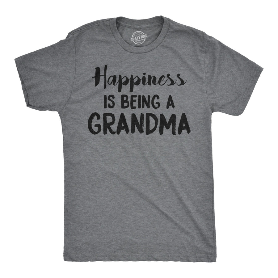 Happiness Is Being a Grandma Unisex Fit T shirts Gift Idea Funny Family T shirt Image 1