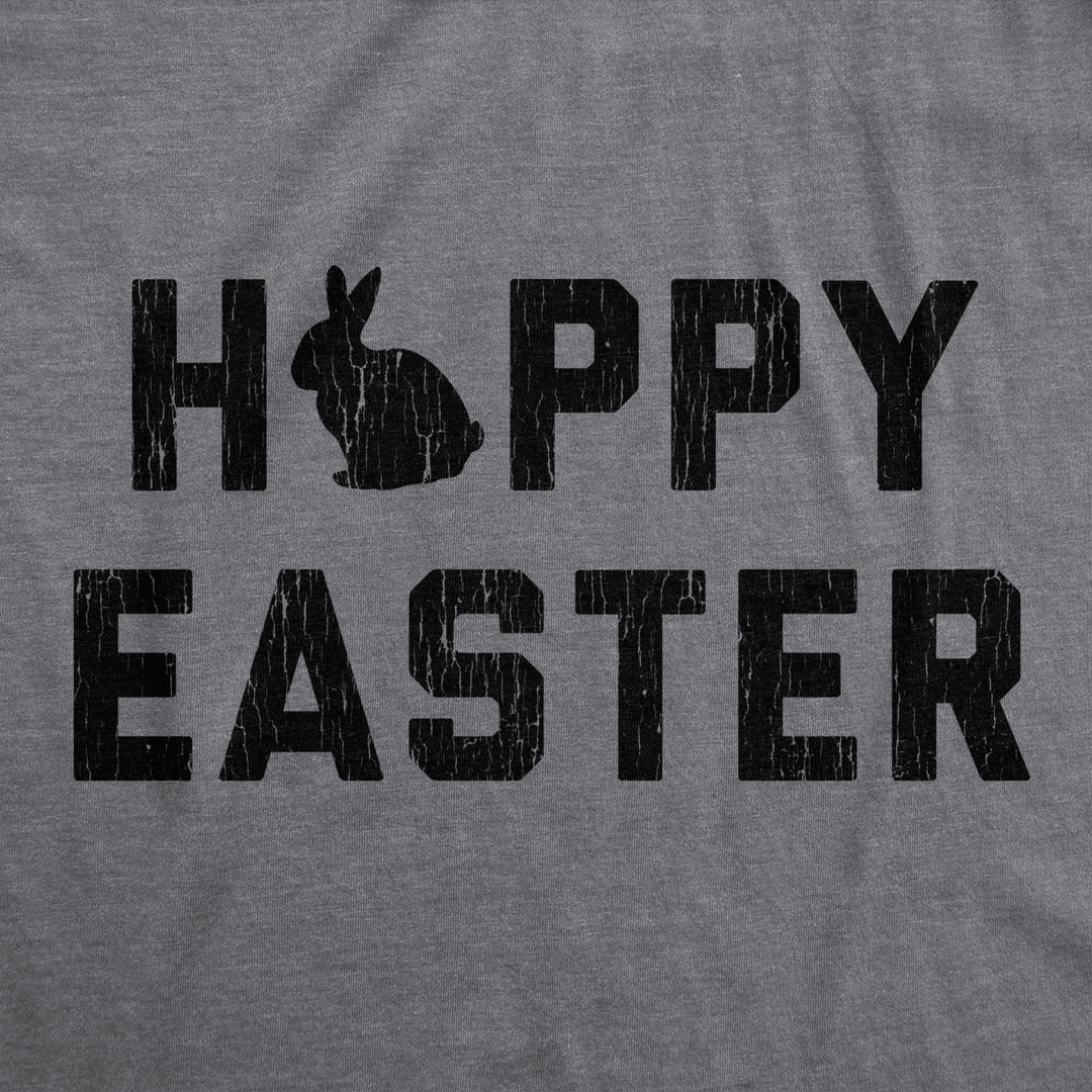 Mens Happy Easter T shirt Funny Bunny Graphic Cool Tee For Egg Basket Hunt Image 2