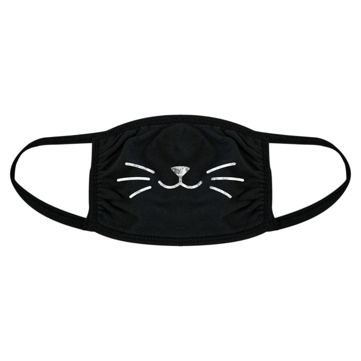 Cat Whiskers Face Mask Funny Pet Kitty Lover Novelty Nose And Mouth Covering Image 1