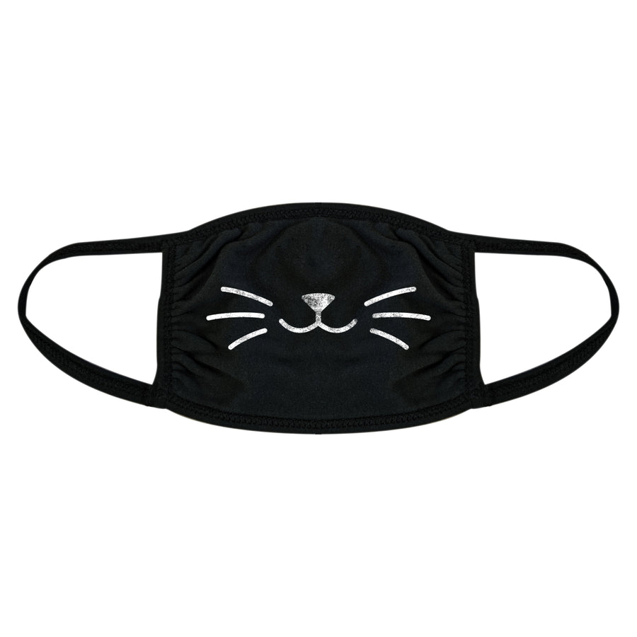 Cat Whiskers Face Mask Funny Pet Kitty Lover Novelty Nose And Mouth Covering Image 1