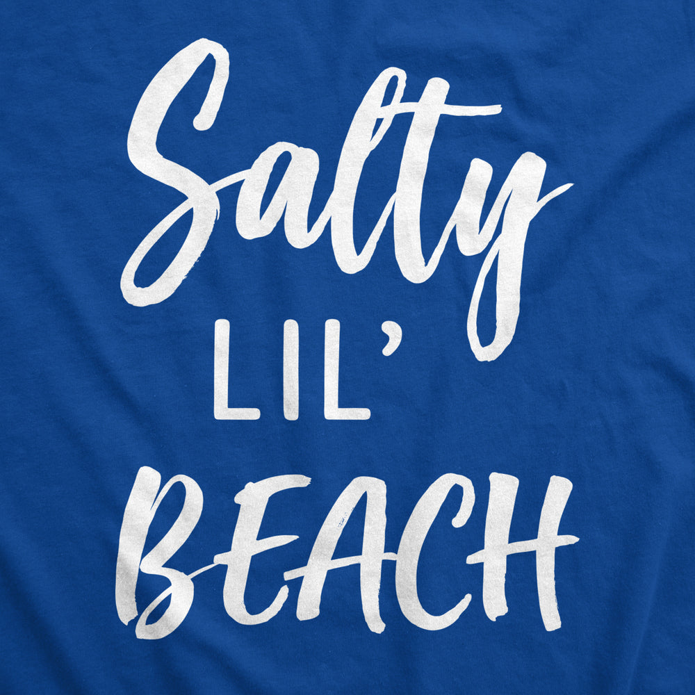 Womens Tank Salty Lil Beach Shirt Cute Summer Vacation Tanktop Image 2