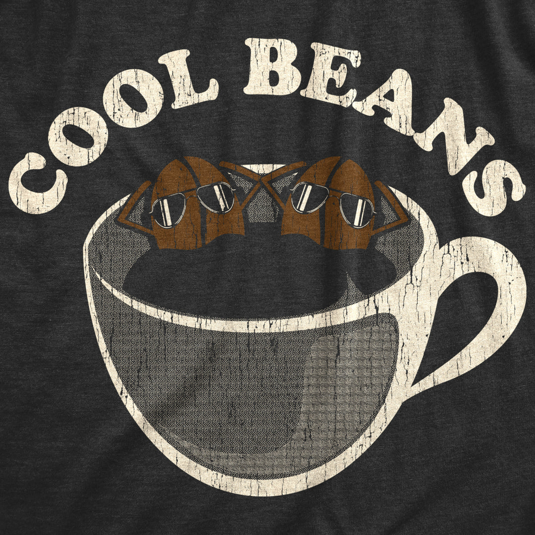 Womens Cool Beans Tshirt Funny Coffee Lover Cafe Barista Graphic Tee Image 2