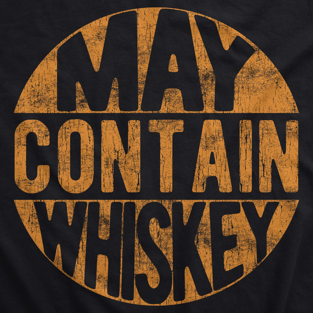 Mens Fitness Tank May Contain Whiskey Tanktop Funny Liquor Drinking Party Graphic Sleeveless Image 2