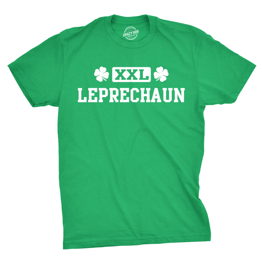 Mens XXL Leprechaun Funny Lucky Irish Saint Patricks Day St Patty Green T Shirt Image 1