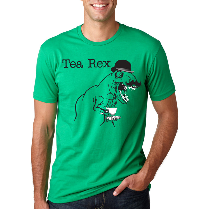 Mens Tea Rex T Shirt Funny Cute Dinosaur Graphic Vintage Saying Cool Tee Image 4