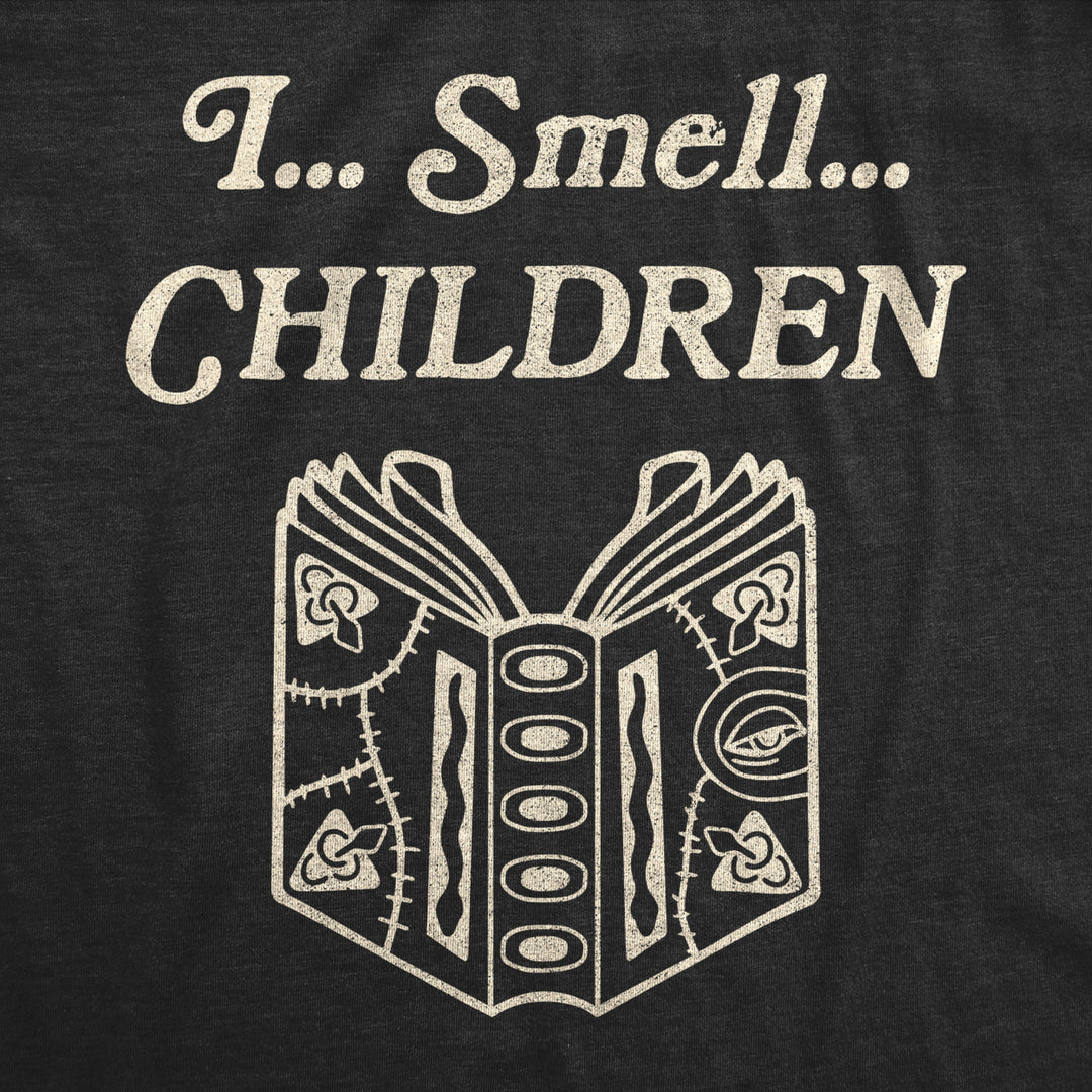 Mens I Smell Children Tshirt Funny Magic Halloween Spooky Graphic Novelty Tee Image 2