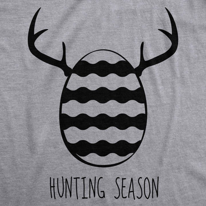 Mens Easter Egg Hunting Season Hunt Funny Deer Bunny Gift for Adult T Shirt Image 2