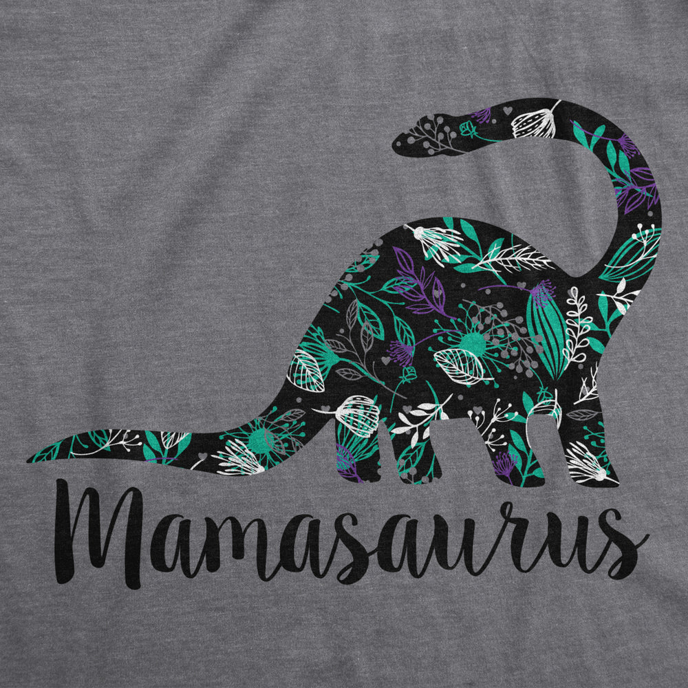 Womens Mamasaurus Dinosaur Mom T Shirt Gift for Mothers Day Funny Cool Graphic Image 2