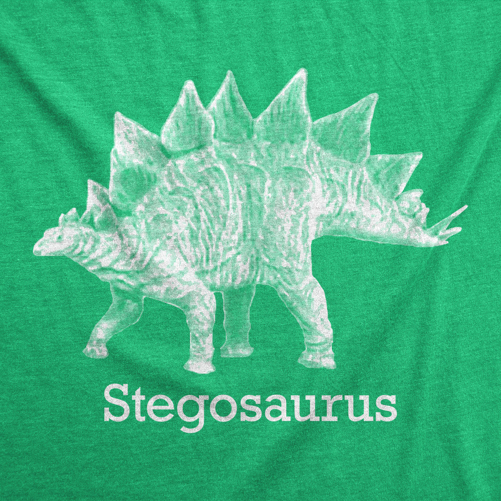 Stegosaurus Graphic T-Shirt Vintage Dinosaur Print Shirt Dino Jurassic Image 2