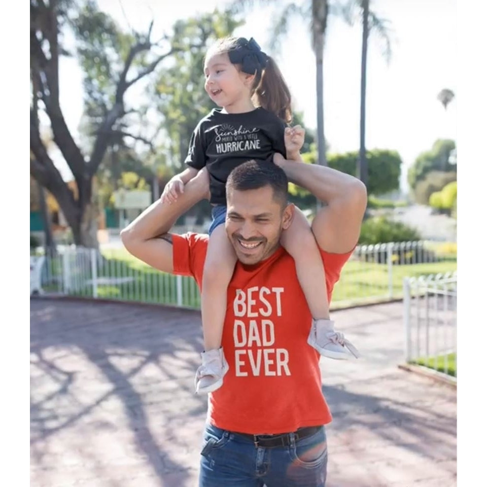 Mens Best Dad Ever T Shirt Funny Tee For Fathers Day Idea for Husband Novelty Image 4