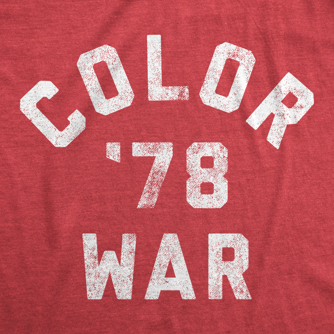 Mens Color War 78 Tshirt Funny Horror TV Graphic Novelty Tee Image 2