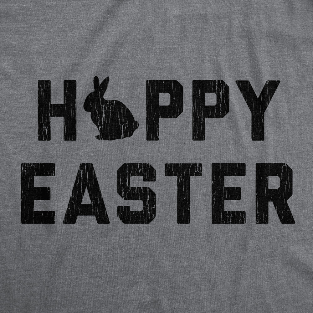 Womens Happy Easter T shirt Funny Bunny Graphic Cool Tee For Egg Basket Hunt Image 2