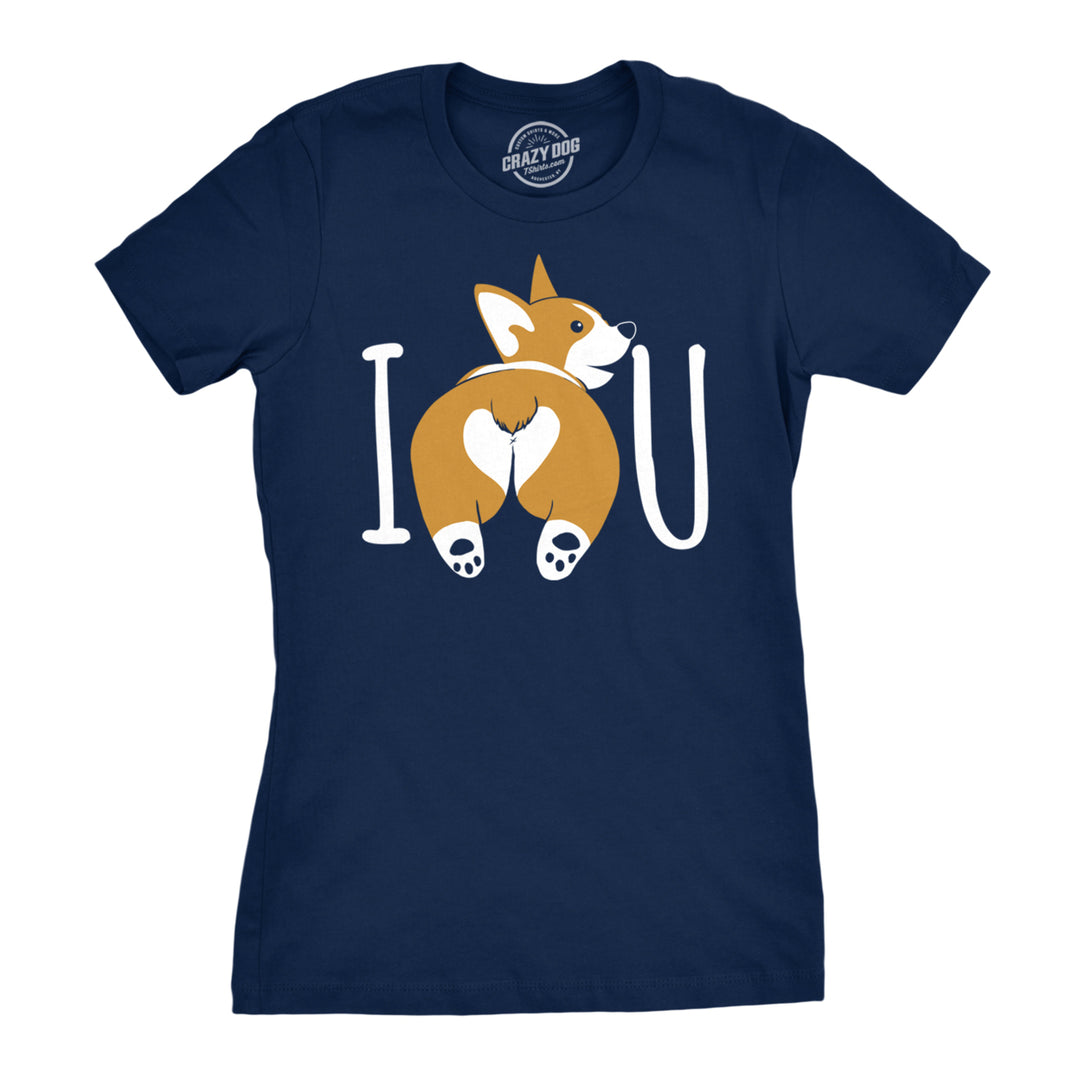 Womens I Corgi Butt You Tshirt Funny Dog Lover Tee For Ladies Image 1