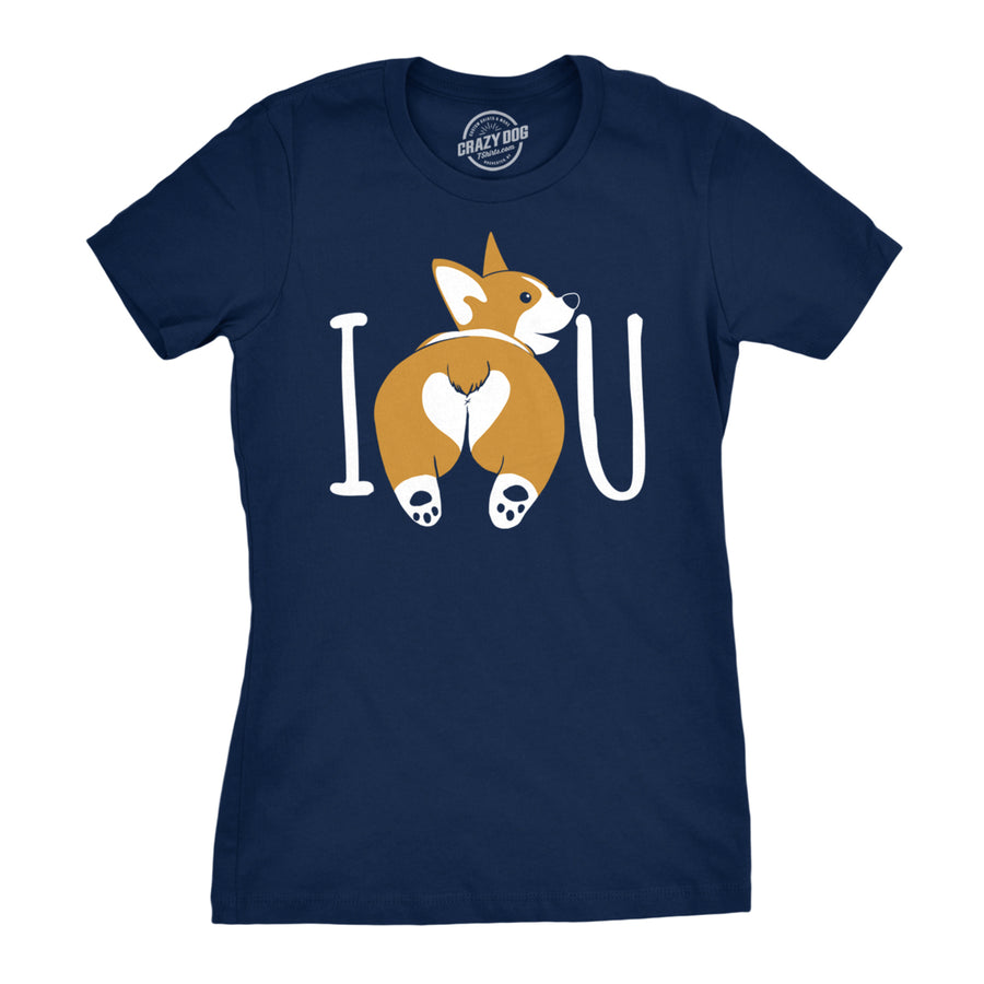 Womens I Corgi Butt You Tshirt Funny Dog Lover Tee For Ladies Image 1