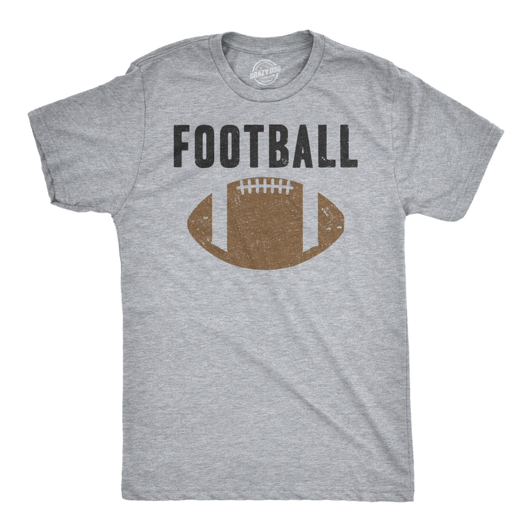 Mens Vintage Football Fantasy Game Day Gift Funny Vintage Graphic Tee for Dad Image 1