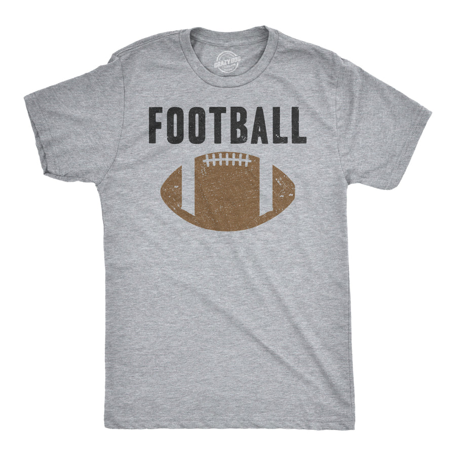 Mens Vintage Football Fantasy Game Day Gift Funny Vintage Graphic Tee for Dad Image 1