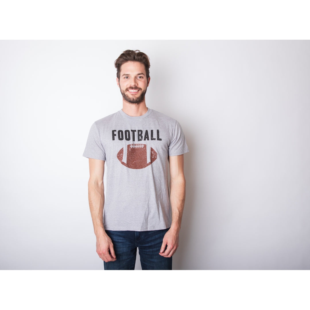 Mens Vintage Football Fantasy Game Day Gift Funny Vintage Graphic Tee for Dad Image 4