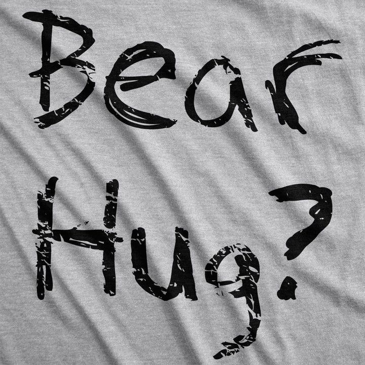 Youth Grizzly Bear T shirt Funny Bear Hug Shirt Humorous T shirt Novelty Tees Image 2