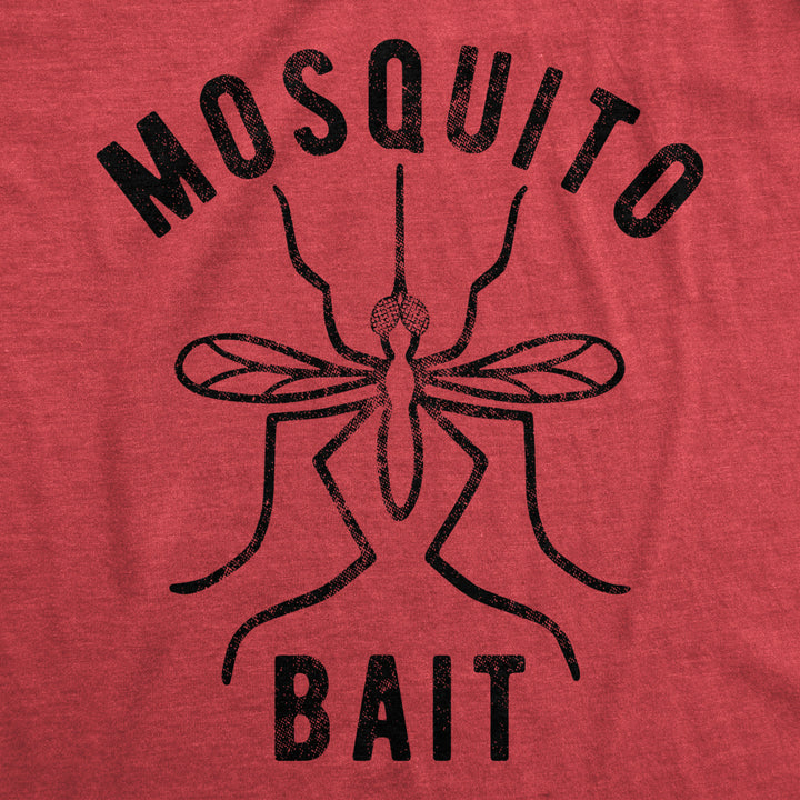 Womens Mosquito Bait Tshirt Funny Camping Campfire Outdoors Bug Bite Graphic Novelty Tee Image 2