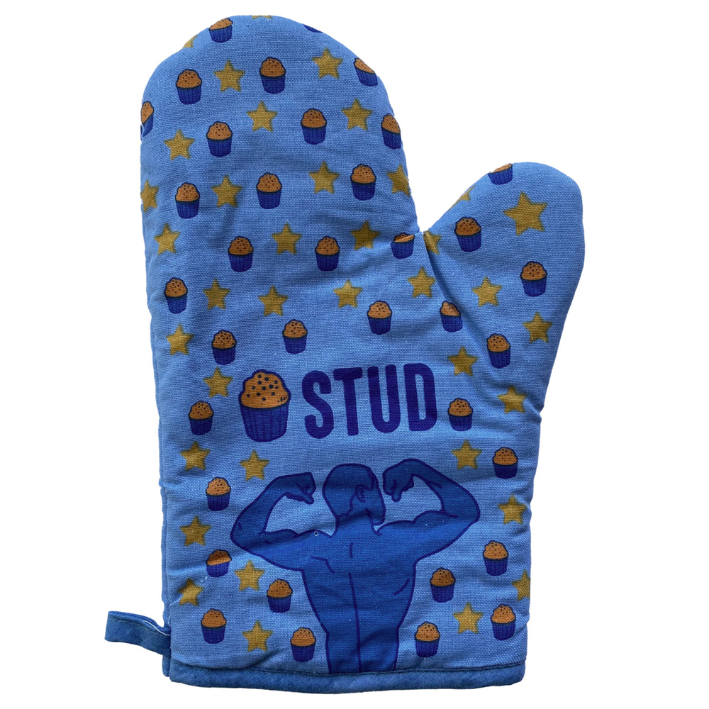 Stud Muffin Oven Mitt Funny Fitness Workout Cooking Baking Hottie Kitchen Glove Image 2