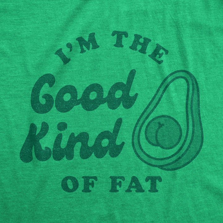 Womens Fitness Tank Im The Good Kind Of Fat Tanktop Funny Avocado Booty Butt Health Fitness Shirt Image 2