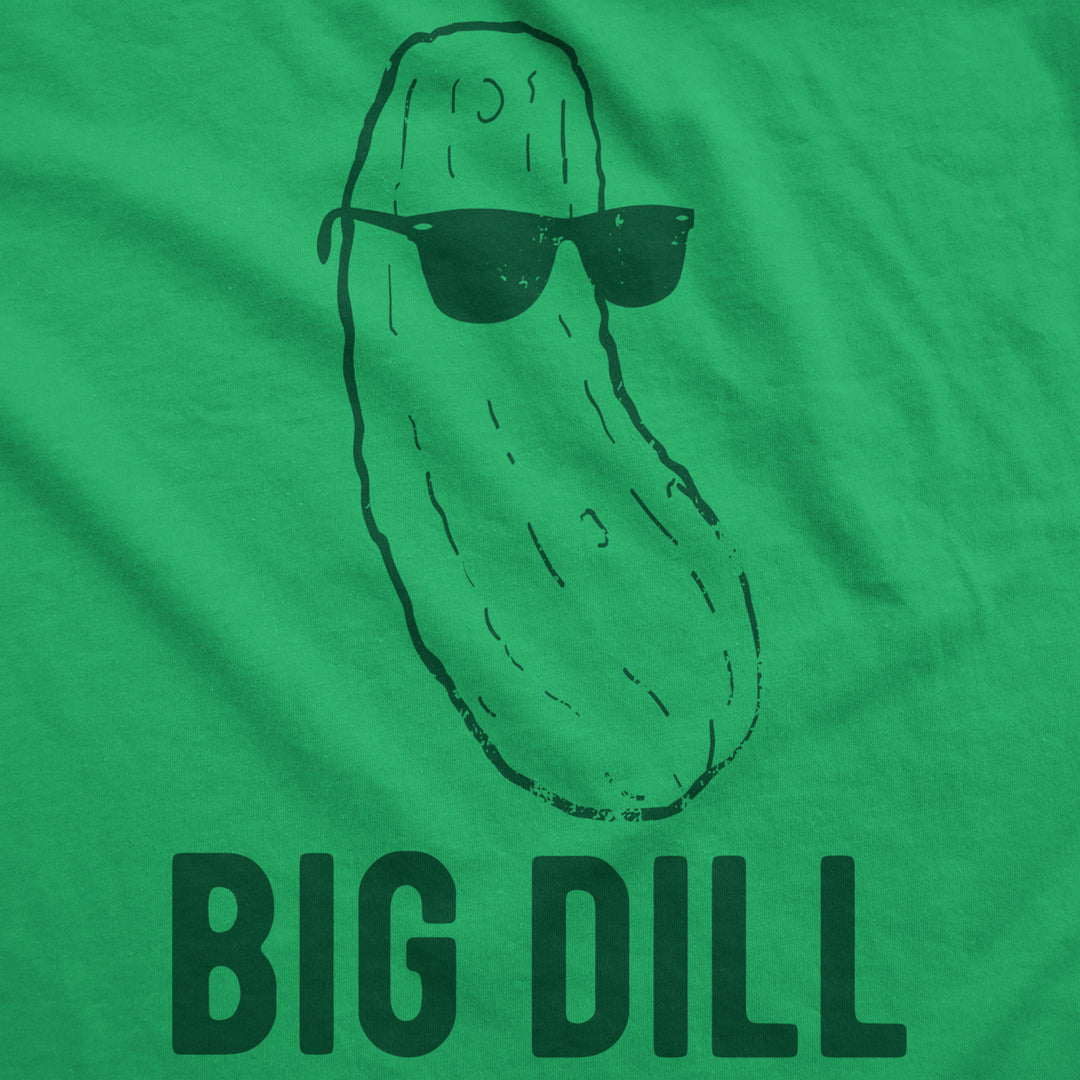 Big Dill Baby Bodysuit Funny Big Deal Funny Cool Pickles Sunglasses Infant Jumper Image 2