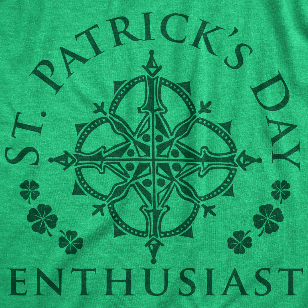 Mens St Patricks Day Enthusiast Tshirt Funny Saint Patrick Day T-shirt Joke Image 2