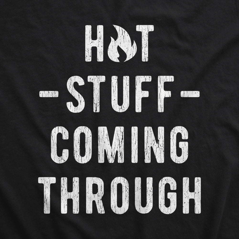 Hot Stuff Coming Through Cookout Funny Kitchen Baking Graphic Novelty Apron Image 2