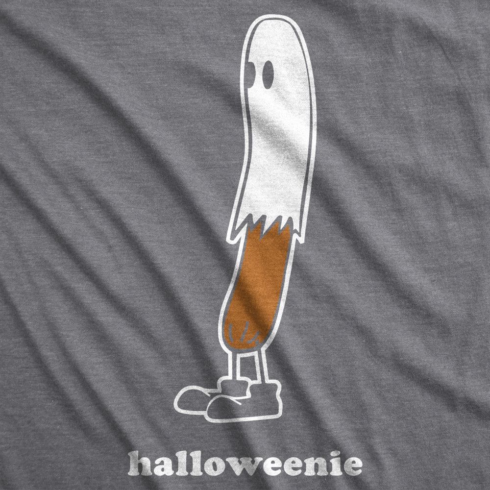 Mens Halloweenie T shirt Funny Ghost Hot Dog Tee Scary Halloween Costume T shirt Image 2