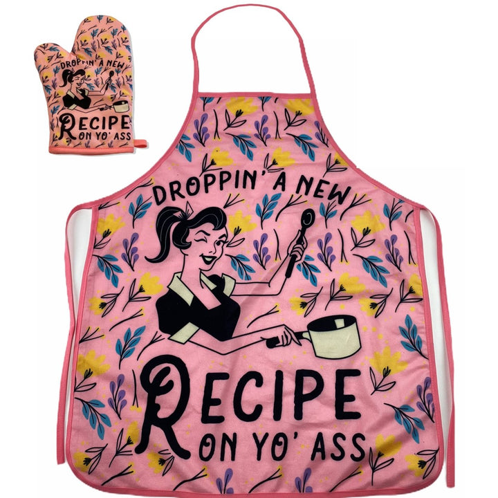 Droppin A Recipe On Yo a** Funny Cooking Kitchen Accessories Image 1