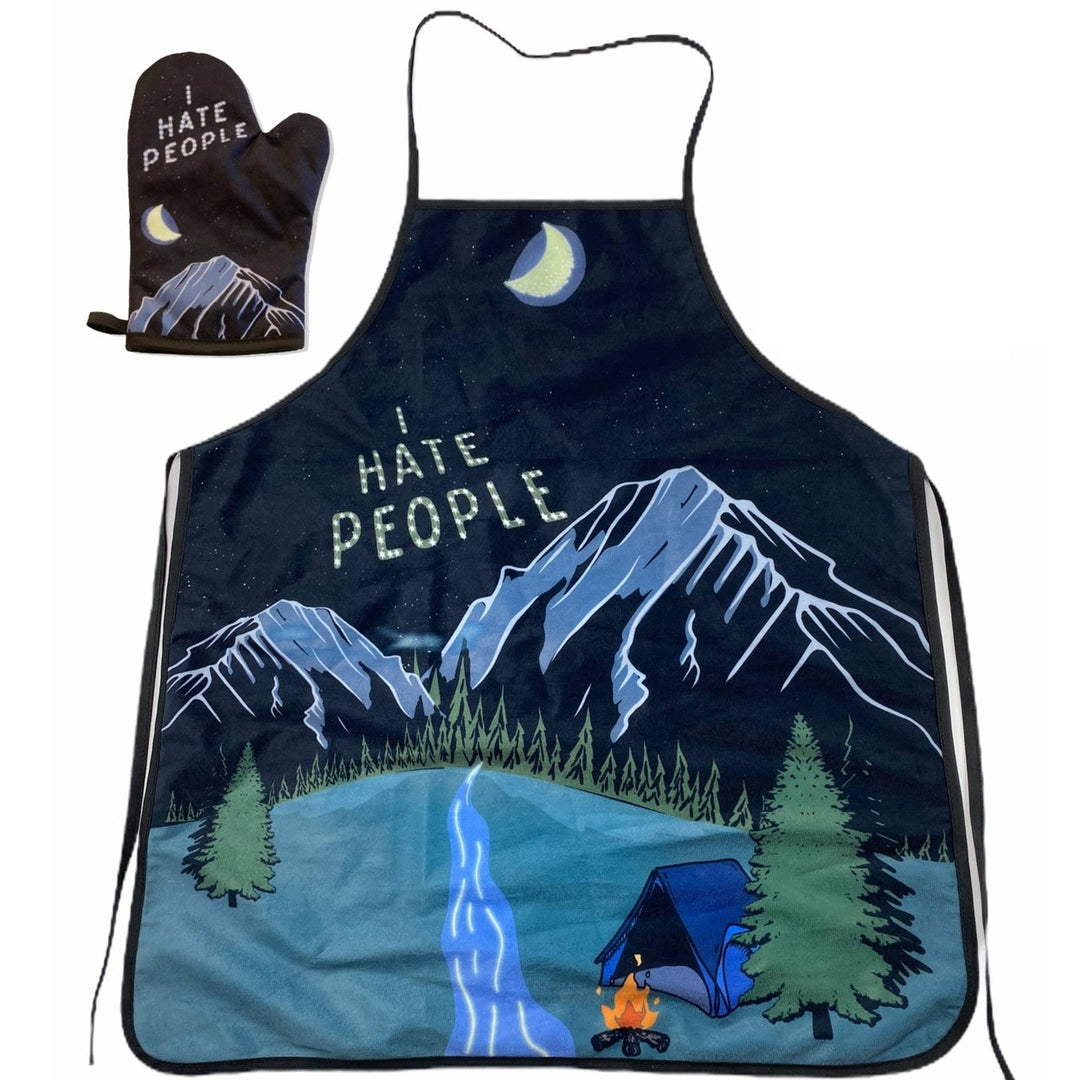 I Hate People Funny Outdoor Adventure Camping Introvert Graphic Kitchen Accessories Image 1