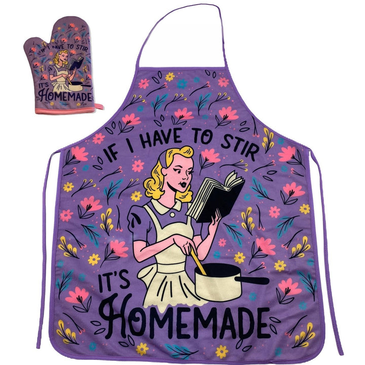 If I Have To Stir Its Homemade Funny Cooking Graphic Kitchen Accessories Image 1