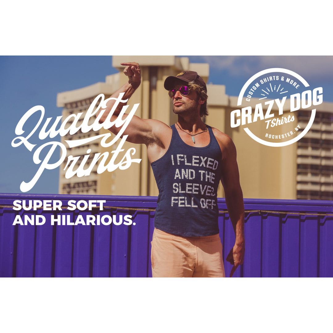 99 Problems But Sleeves Aint One Tank Top Rap Music Funny Muscles Sleveless Tee Image 4