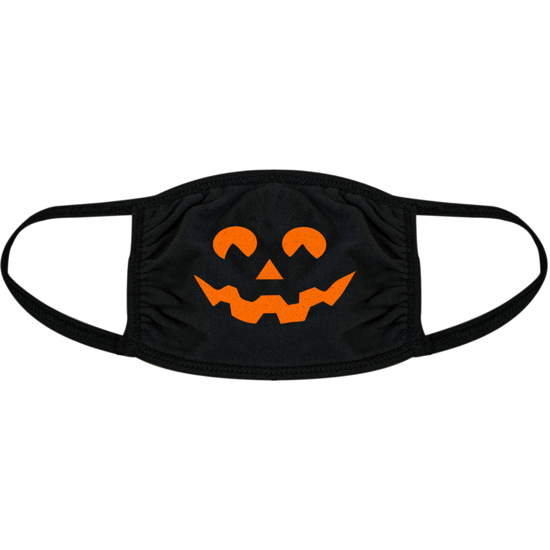 Jack O Lantern Face Mask Funny Halloween Pumpkin Nose And Mouth Covering Image 1