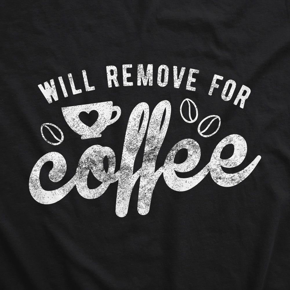 Will Remove For Coffee Face Mask Funny Caffeine Morning Graphic Nose And Mouth Covering Image 2