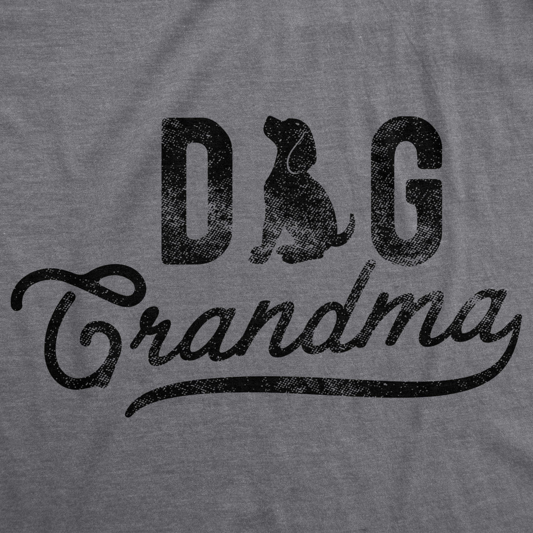 Womens Dog Grandma Tshirt Cute Pet Puppy Animal Lover Graphic Tee For Grandfather Image 2