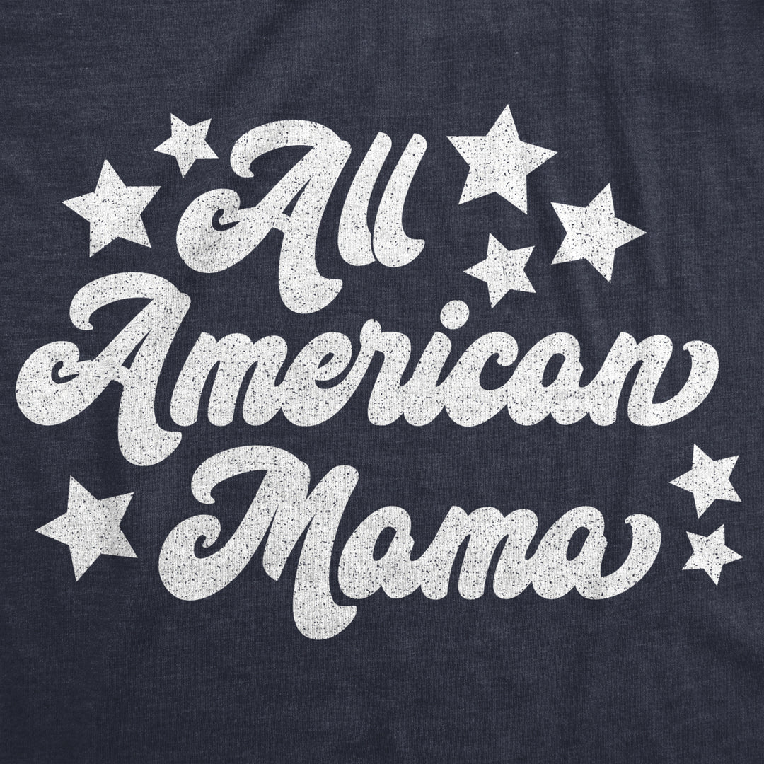 Maternity All American Mama Tshirt Cute 4th Of July Pregnancy Tee Image 2