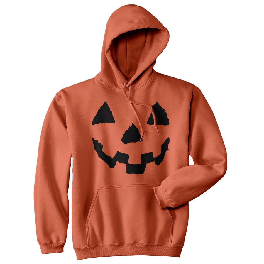 Unisex Pumpkin Face Hoodie Funny Jack-O-Lantern Halloween Hooded Sweatshirt Image 1