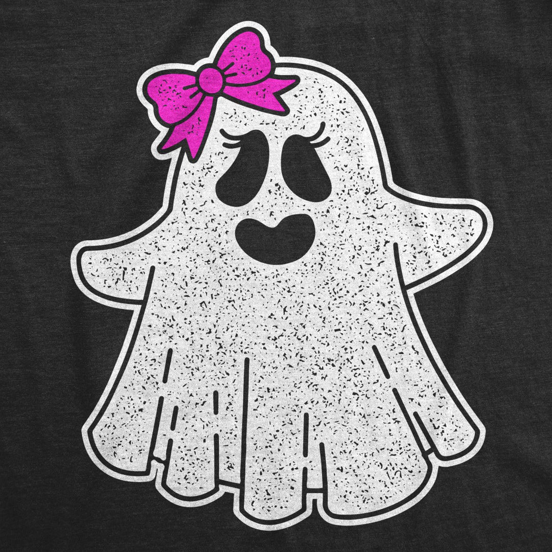 Maternity Baby Girl Ghost Pregnancy Tshirt Cute Funny Halloween Costume Tee Image 2